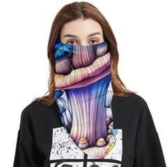 Charming Toadstool Face Covering Bandana (triangle) by GardenOfOphir