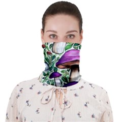 Magician s Conjuration Mushroom Face Covering Bandana (adult) by GardenOfOphir