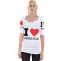 I love jessica Wide Neckline Tee View1