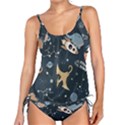 Space Theme Art Pattern Design Wallpaper Tankini Set View1
