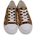 Ai Generated Camels Palm Trees Pattern Women s Low Top Canvas Sneakers View1