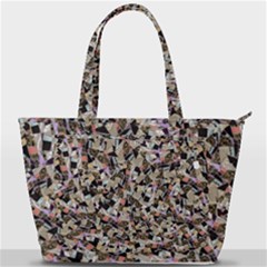 Mystic Geometry Abstract Print Back Pocket Shoulder Bag  by dflcprintsclothing
