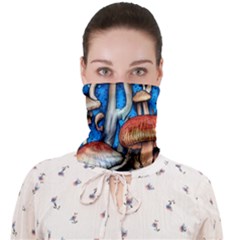 Whimsical Mushroom Face Covering Bandana (adult) by GardenOfOphir