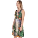 Forest Fairycore Mushroom Foraging Craft Knee Length Skater Dress With Pockets View2