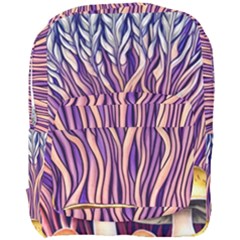 Flowery Garden Mushroom Full Print Backpack by GardenOfOphir