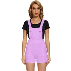 Blossom Pink	 - 	short Overalls by ColorfulWomensWear