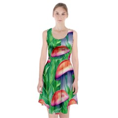 A Forest Fantasy Racerback Midi Dress by GardenOfOphir