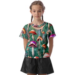 Witch s Woods Kids  Front Cut Tee by GardenOfOphir
