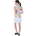 Cute Animals Cartoon Seamless Background Women s Sleeveless Polo Tee View2