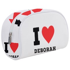 I Love Deborah Make Up Case (medium) by ilovewhateva