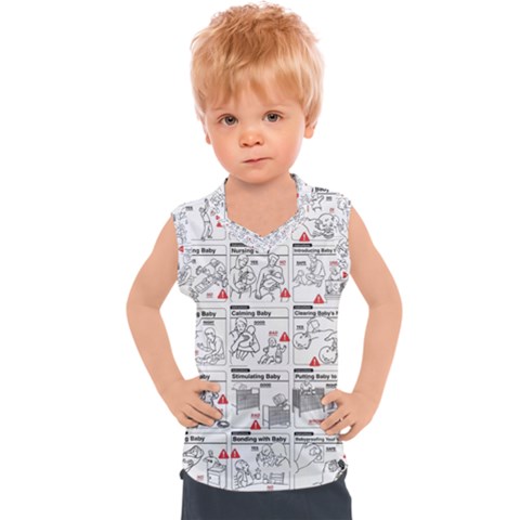 White Printer Paper With Text Overlay Humor Dark Humor Infographics Kids  Sport Tank Top by Jancukart