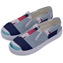 Lighthouse Ocean Nautical Sea Minimal Minimalist Kids  Canvas Slip Ons View2