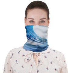 Wave Tsunami Tidal Wave Ocean Sea Water Face Covering Bandana (adult) by Pakemis