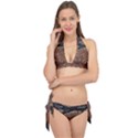 Rustic Charm Abstract Print Tie It Up Bikini Set View1