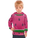 Watermelon Fruit Summer Red Fresh Food Healthy Kids  Hooded Pullover View1