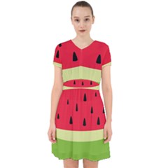 Watermelon Fruit Food Healthy Vitamins Nutrition Adorable In Chiffon Dress by Wegoenart