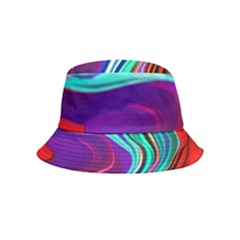 Fluid Background Bucket Hat (kids) by GardenOfOphir