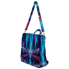 City People Cyberpunk Crossbody Backpack by Jancukart