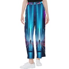 City People Cyberpunk Women s Pants  by Jancukart