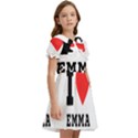 I love emma Kids  Bow Tie Puff Sleeve Dress View2