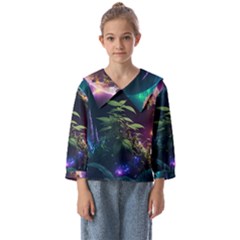 Fantasypeople Mysticism Composing Kids  Sailor Shirt by Jancukart