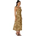 Pattern 5 Tie-Strap Tiered Midi Chiffon Dress View3