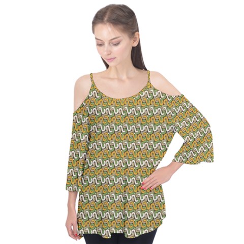 Pattern Flutter Tees by Sparkle