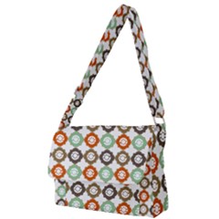Quatrefoil Full Print Messenger Bag (s) by GardenOfOphir
