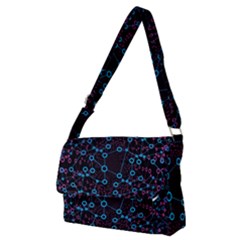 Artificial Intelligence Network Full Print Messenger Bag (m) by Semog4