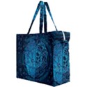 Artificial Intelligence Network Blue Art Canvas Travel Bag View2