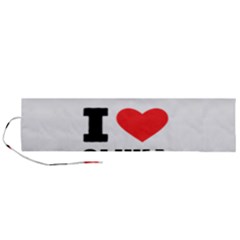 I Love Olivia Roll Up Canvas Pencil Holder (l) by ilovewhateva
