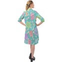 Jellyfish Animal Translucent Long Sleeve Mini Shirt Dress View2