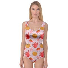 Pumpkin Tea Cup Pie Dessert Princess Tank Leotard  by Semog4