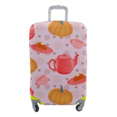 Pumpkin Tea Cup Pie Dessert Luggage Cover (small) by Semog4