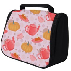 Pumpkin Tea Cup Pie Dessert Full Print Travel Pouch (big) by Semog4