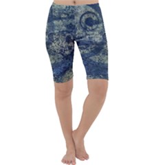 Elemental Beauty Abstract Print Cropped Leggings  by dflcprintsclothing