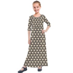 Pattern 269 Kids  Quarter Sleeve Maxi Dress by GardenOfOphir