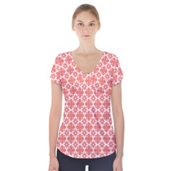Pattern 304 Short Sleeve Front Detail Top by GardenOfOphir