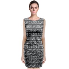Pattern 321 Sleeveless Velvet Midi Dress by GardenOfOphir