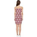 Red Pretzel Illustrations Pattern Summer Tie Front Dress View2