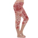 Tribal Background Pattern Texture Design Lightweight Velour Capri Yoga Leggings View3