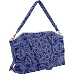Mandala Pattern Rosette Kaleidoscope Abstract Canvas Crossbody Bag by Jancukart