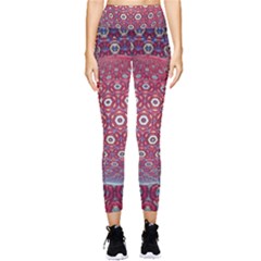 Sphere Spherical Metallic Colorful Circular Orb Pocket Leggings  by Jancukart