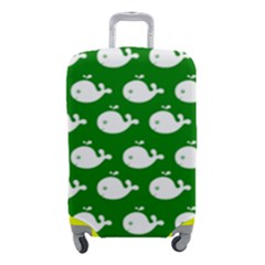 Cute Whale Illustration Pattern Luggage Cover (small) by GardenOfOphir