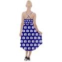 Modern Chic Vector Camera Illustration Pattern High-Low Halter Chiffon Dress  View2