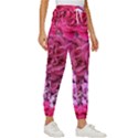 Roses Pink Tourmaline Seamless Women s Cropped Drawstring Pants View3