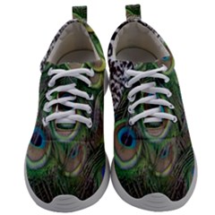 Peacock Bird Feather Colourful Mens Athletic Shoes by Jancukart