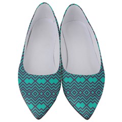 Chevron Zigzag Pattern Women s Low Heels by Jancukart