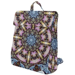 Abstract Kaleidoscope Digital Flap Top Backpack by Jancukart
