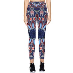 Abstract Kaleidoscope Digital Pocket Leggings  by Jancukart